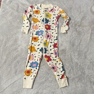 Hanna Andersson Colorful Floral Zip-Up